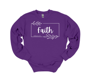 Choose Joy-Faith-Crew Neck Sweatshirt